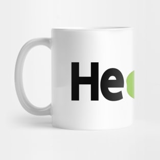 Health typography design Mug